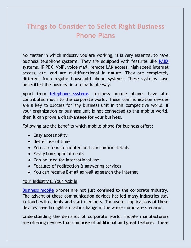 Top 7 Benefits of Business Mobile Phones