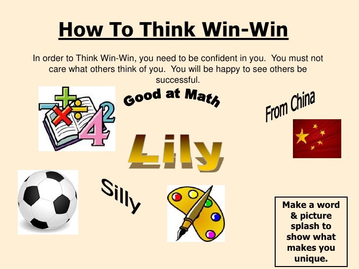 think win win examples
