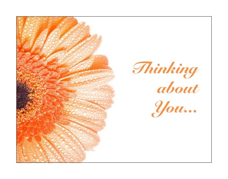"Thinking of You" sympathy card