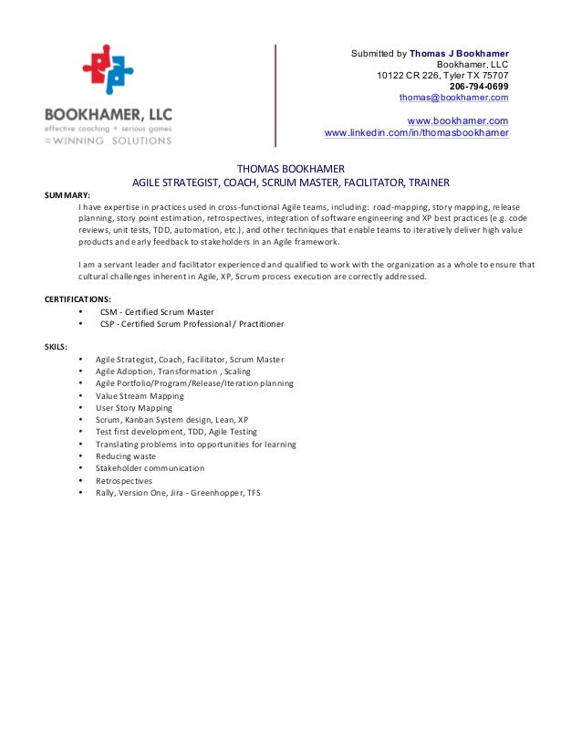 thomas bookhamer resume