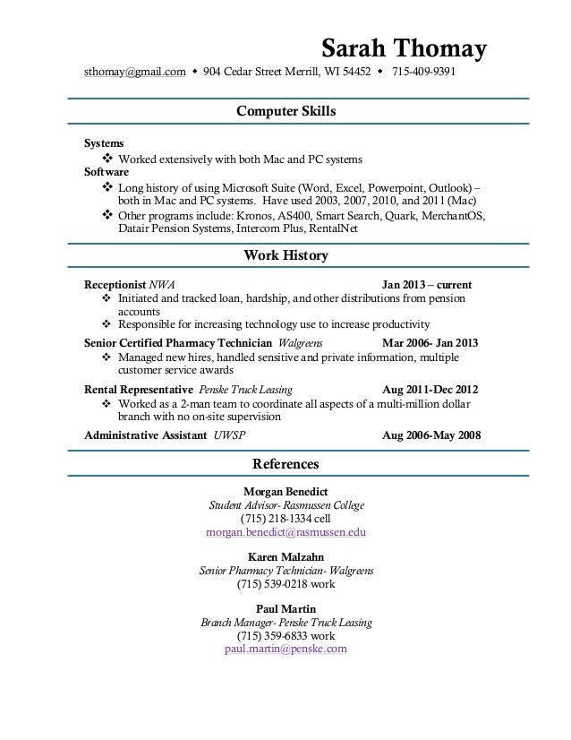 resume words proficient