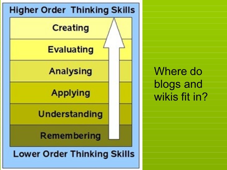 higher order thinking skills higher order thinking skills