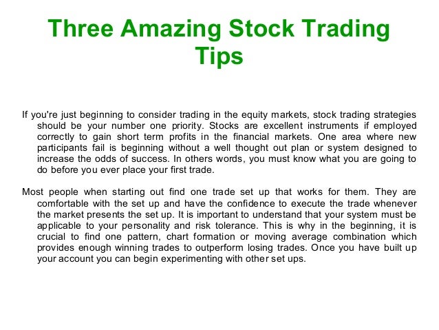 stock market trading tips nse