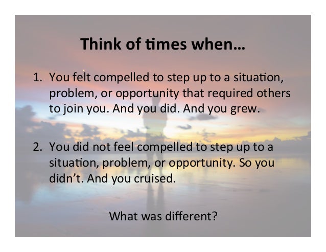 Self-Direction and Leadership