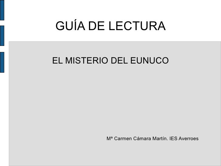 GUIA DE LECTURA guia de lectura: