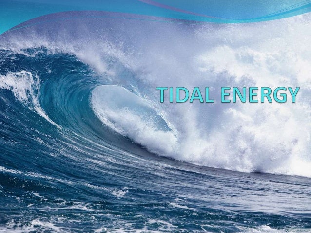 tidal energy examples