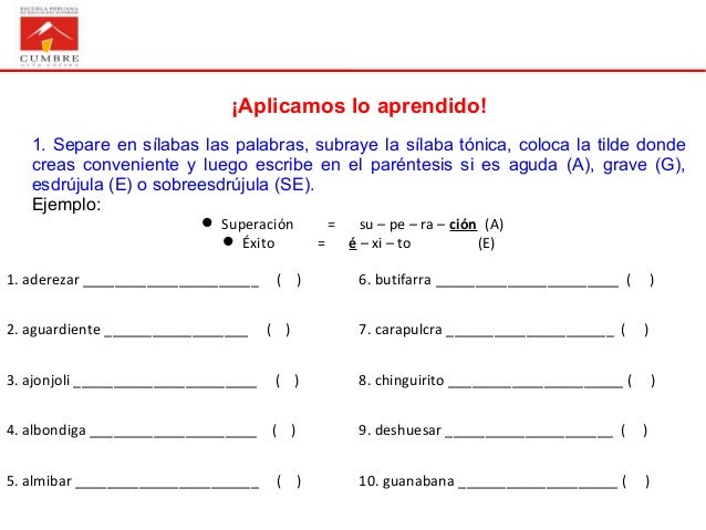 Exito Es Una Palabra Aguda Grave O Esdrujula
