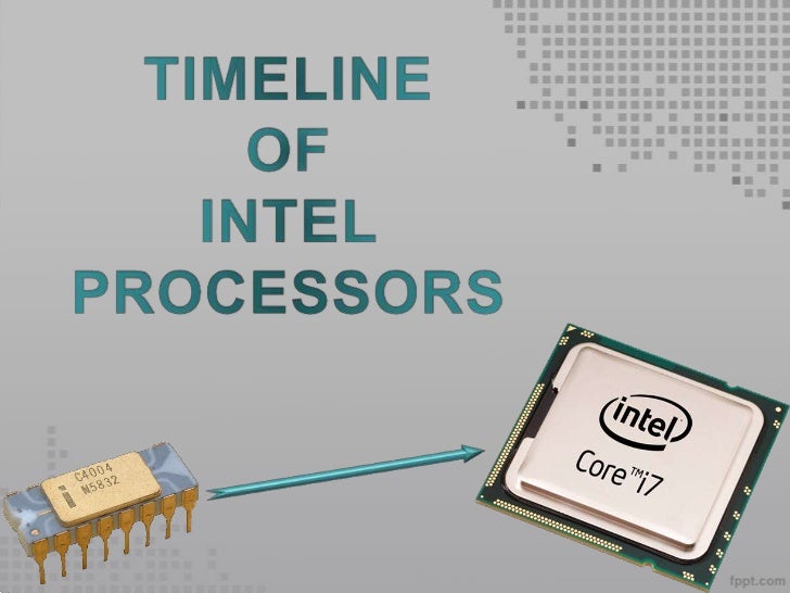Timeline of Processors