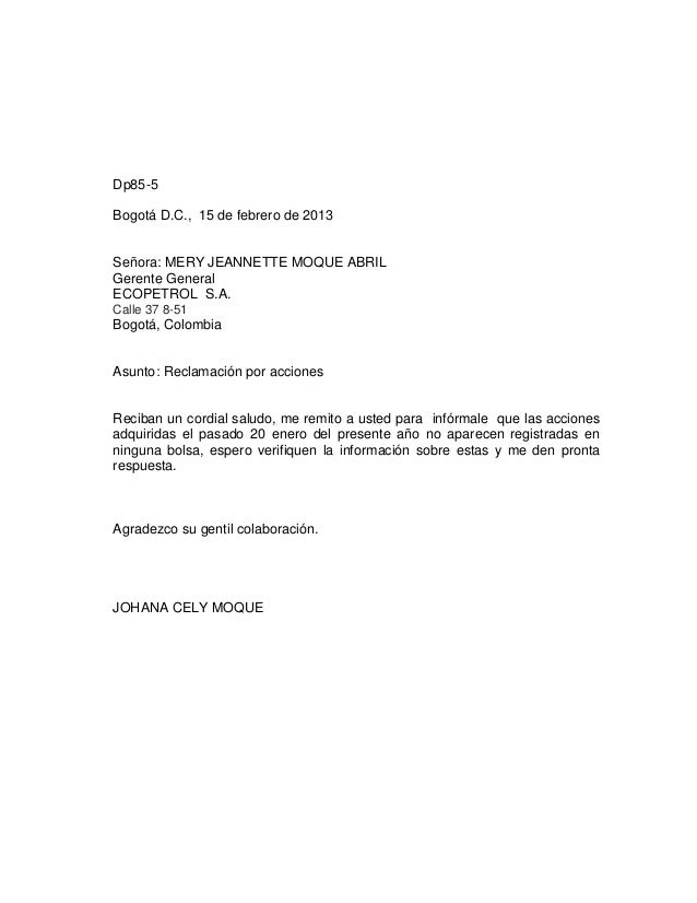DEFINICION DE TIPOS DE CARTAS definicion de tipos de cartas: