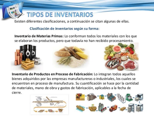 Tipos de inventarios