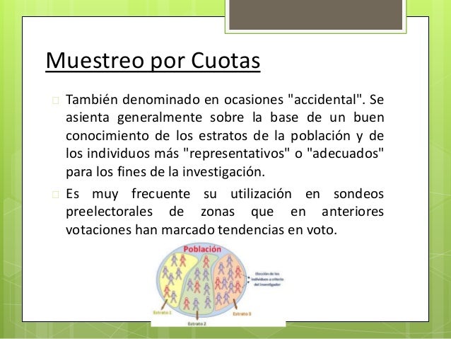 Tipos de Muestreo