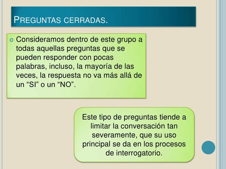 preguntas cerradas que son tipos de preguntas preguntas cerradas que son tipos de preguntas