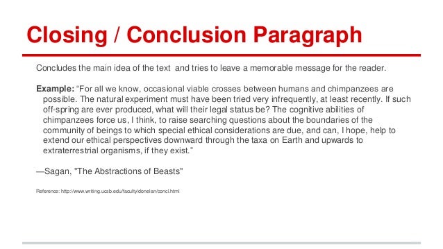 examples of conclusion paragraphs