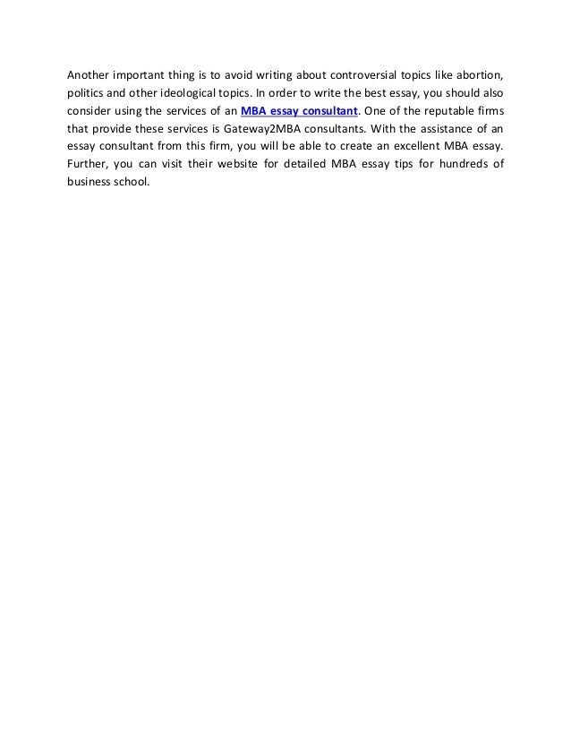 Tips on writing a good college essay