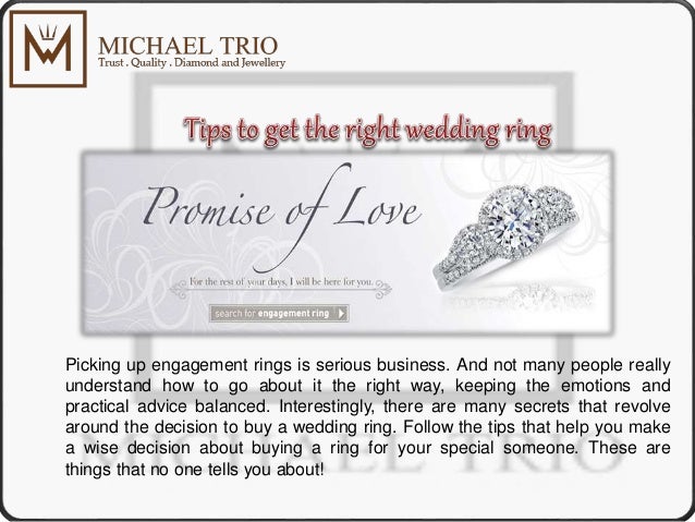 find the right wedding ring