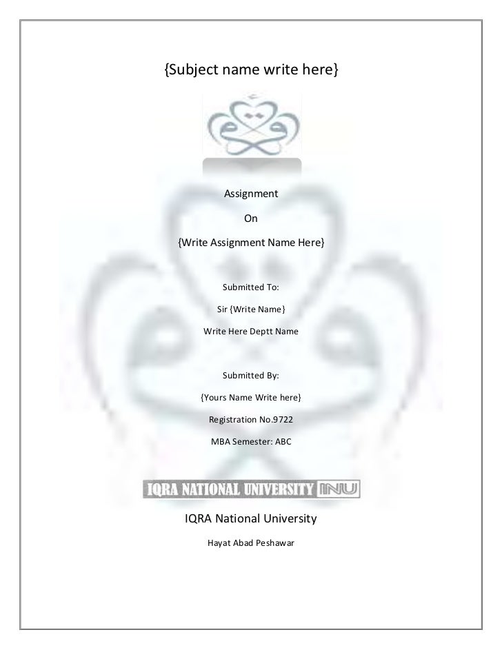 cover sheet for paper