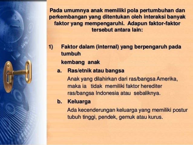 Ulasan Faktor Yg Mempengaruhi Tumbuh Kembang Bayi