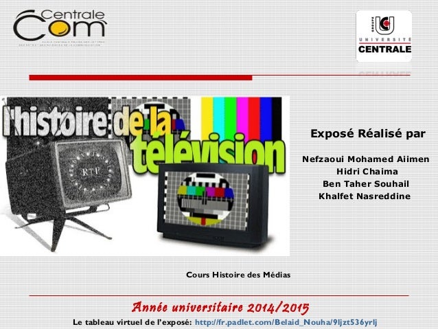 Exposé Sur L'évolution De La Télévision Histoire de la télévision