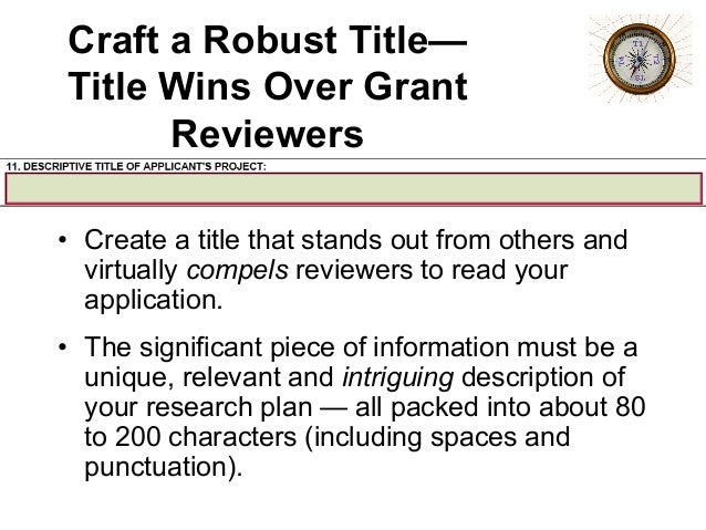 nih cover letter