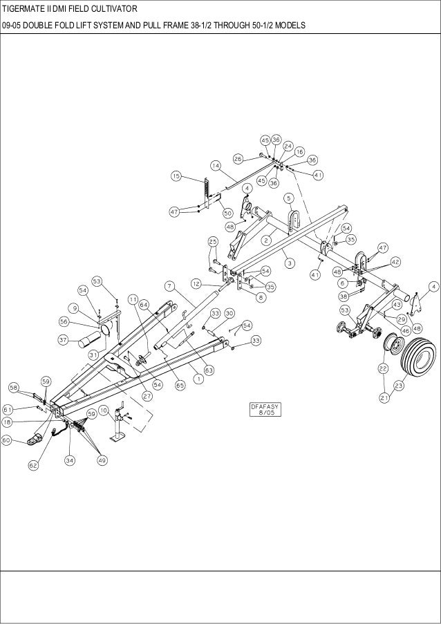 CASE Tigermate 2 DMI Field Cultivator parts catalog