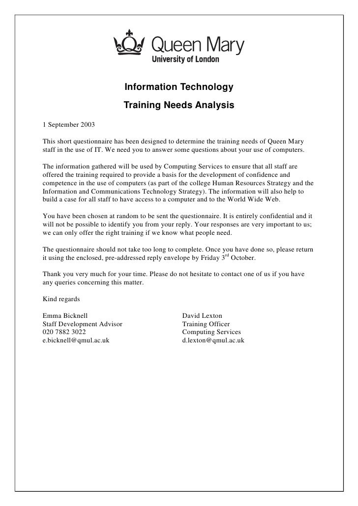 tna questionnaire tna questionnaire template