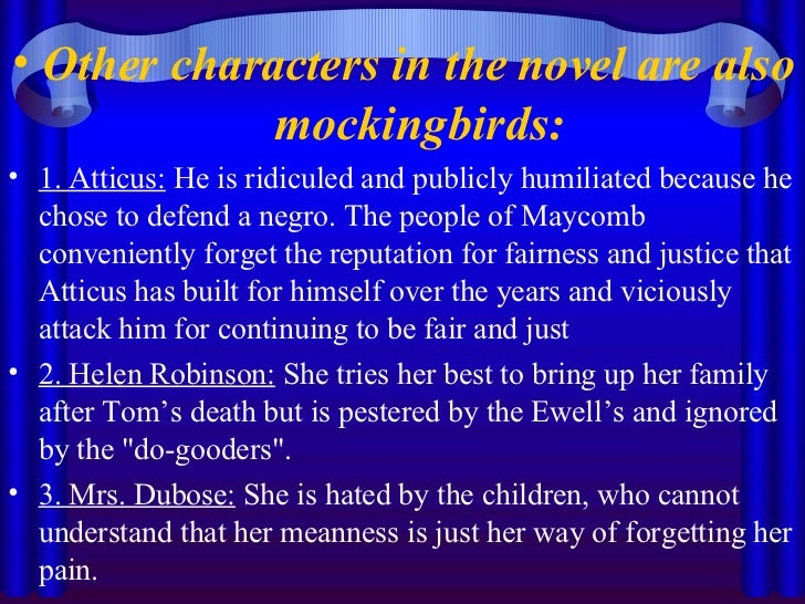 To Kill A Mockingbird Theme, Motifs, Symbols