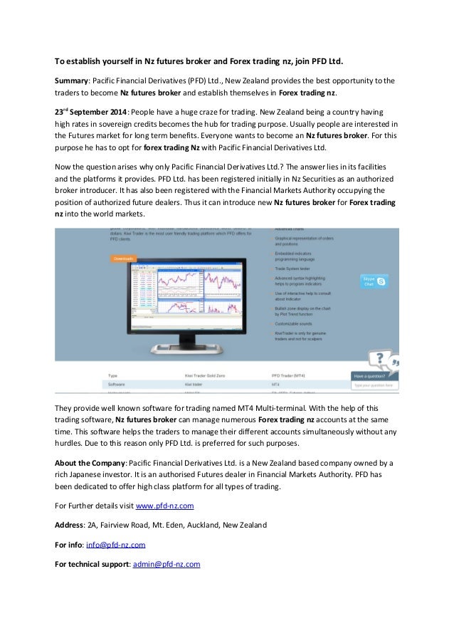 Pfd forex broker