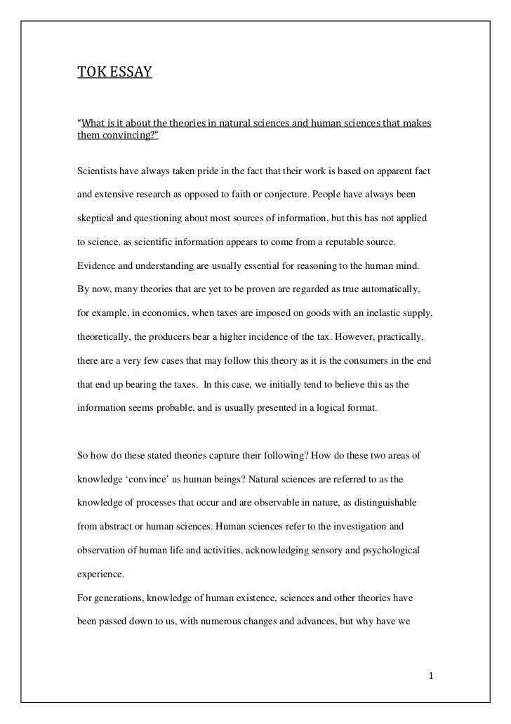 TOK Essay Guide - theoryofknowledge net