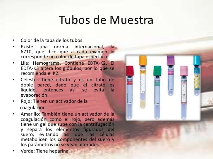 Toma de muestra