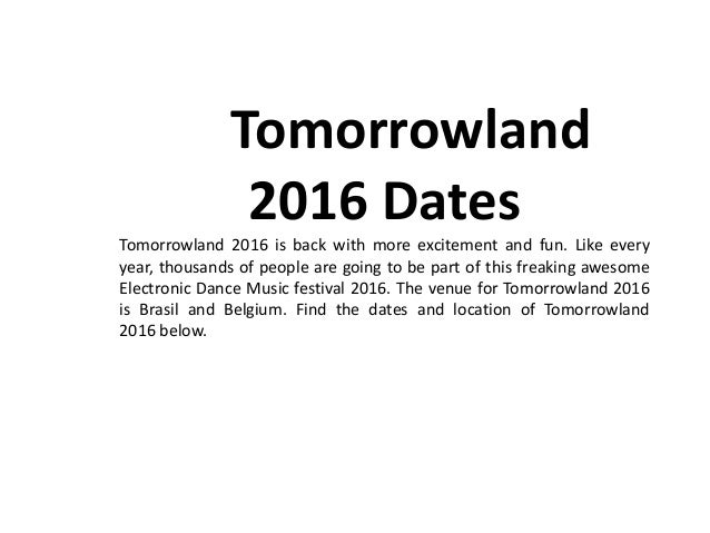 Tomorrow's date