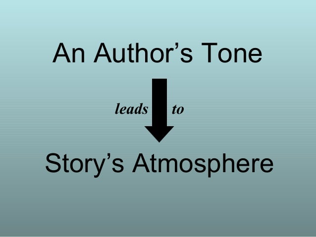 author s tone author s tone