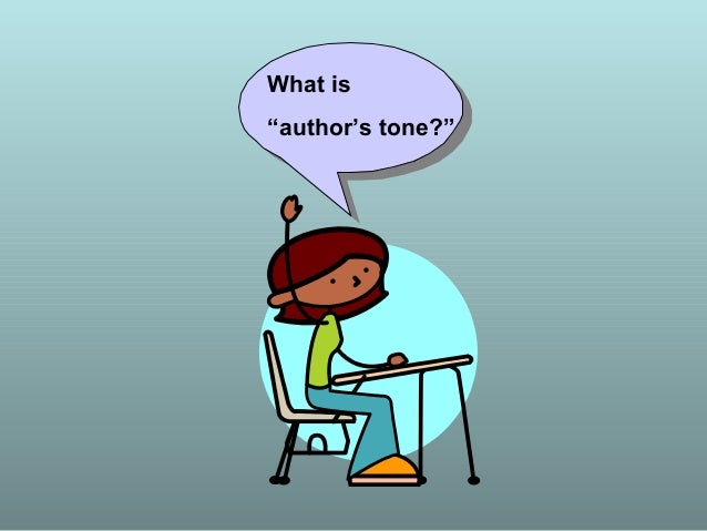 author s tone author s tone