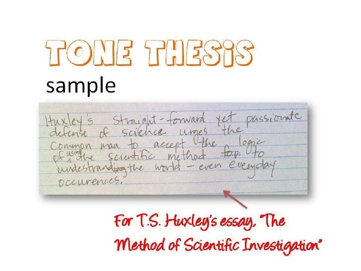 Thesis statement example picture