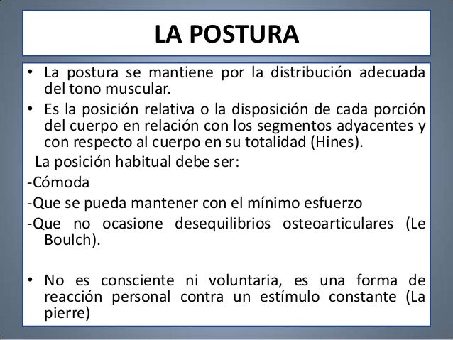 Tono y postura