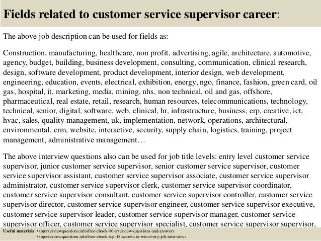 supervisor interview