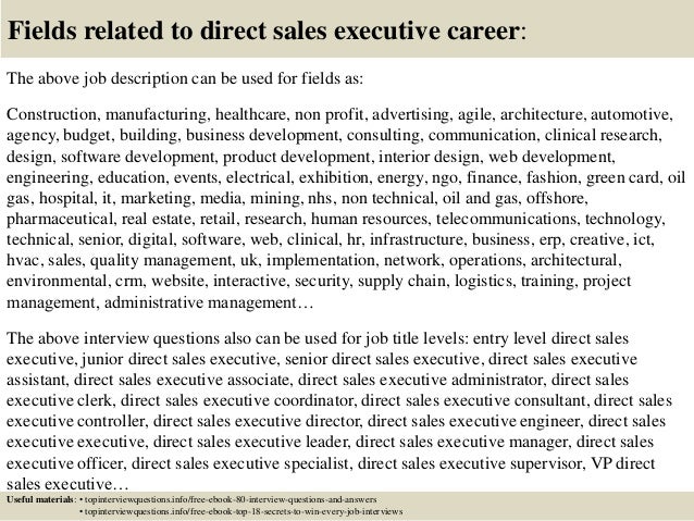 direct sales resumes