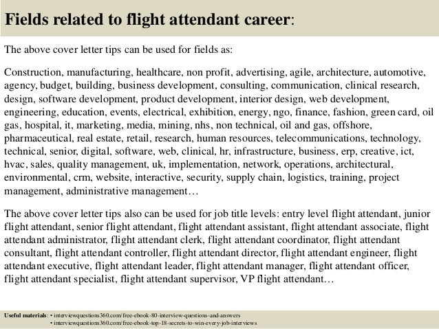 Flight Attendant Cover Letter Example | Forum