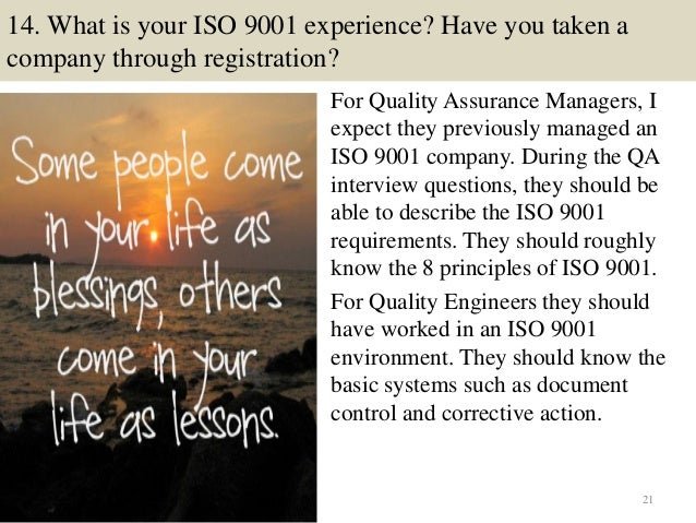 quality assurance analyst interview questions