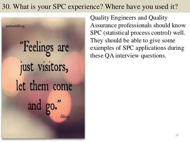 quality assurance analyst interview questions