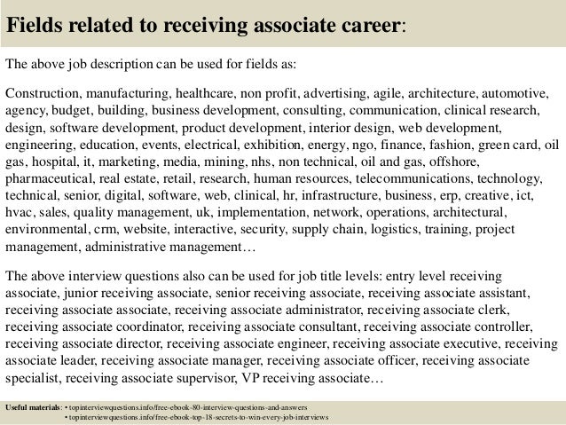 warehouse receiving job description receiving supervisor receiving manager job description