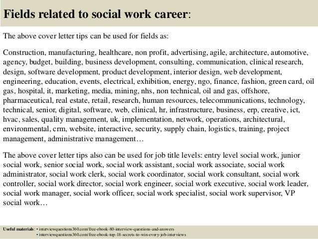 Personal statement social worker job