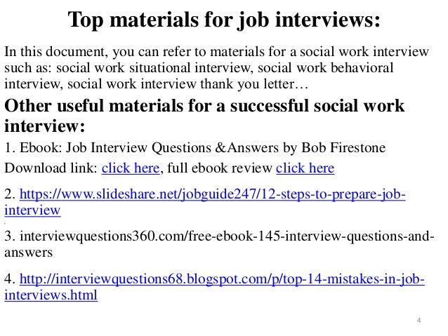 top 10 social work interview questions and answers social work interview questions