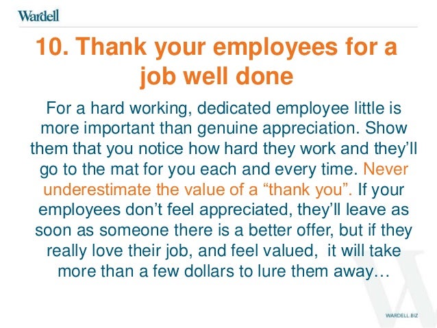 free sample letter of appreciation for a job well done