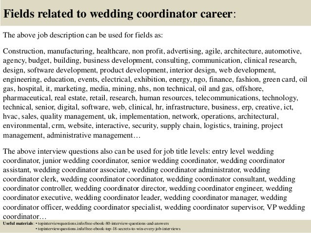 A Free Printable Of Day Of The Wedding Duties And Responsibilities