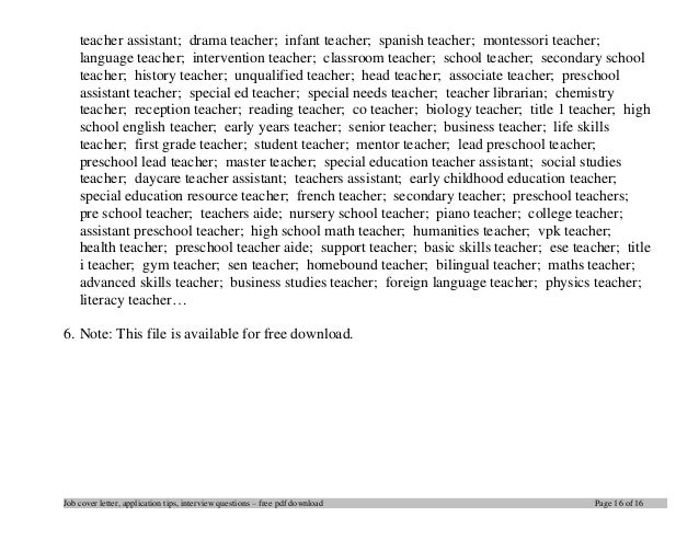 middle school librarian cover letter middle school librarian cover letter