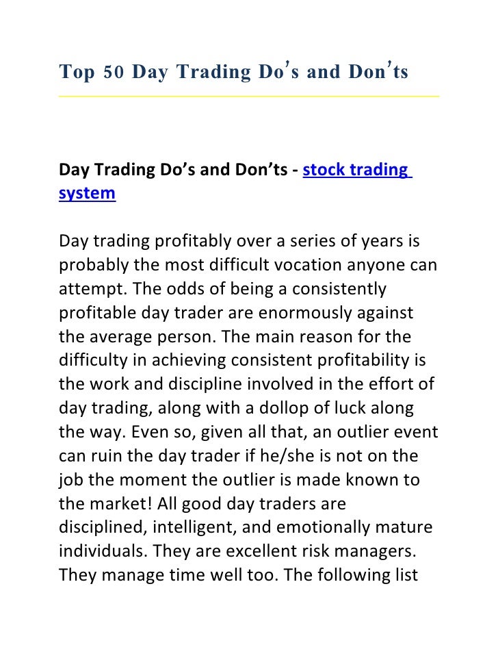 Option day trade rule