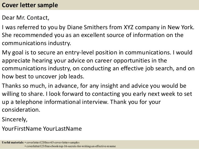 Sample cover letter for equity research associate