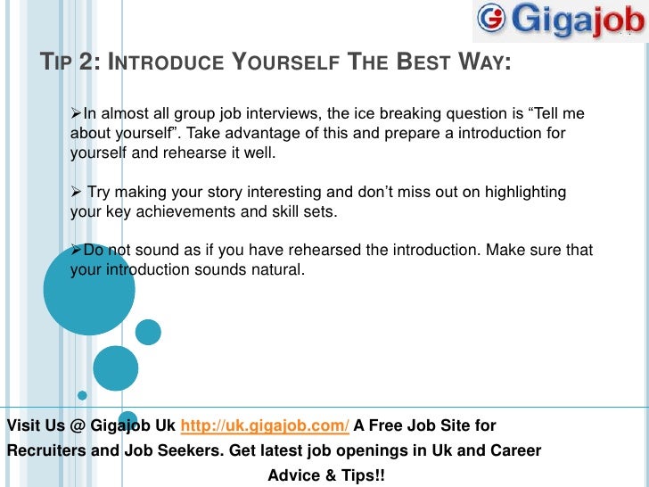 how to introduce yourself in an interview