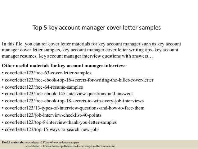 Cover letter account manager uk