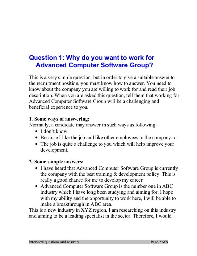 Advanced Computer Group 101